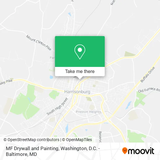 MF Drywall and Painting map