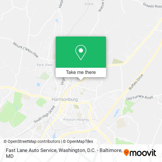 Mapa de Fast Lane Auto Service