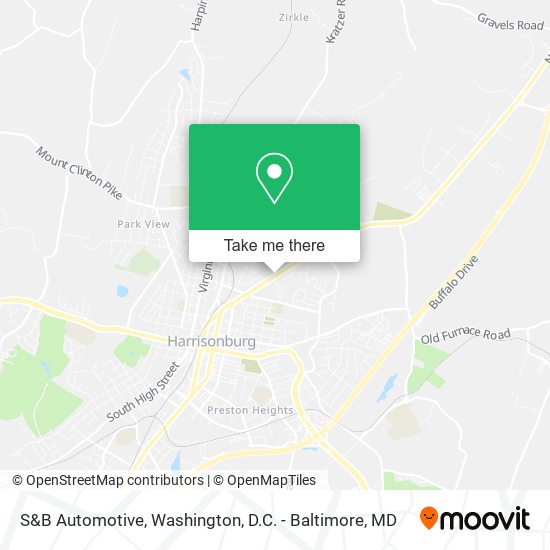 S&B Automotive map