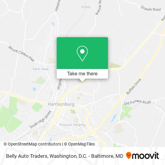 Belly Auto Traders map