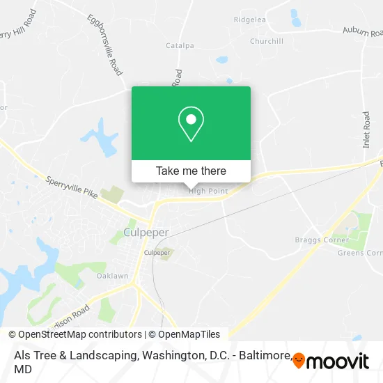 Als Tree & Landscaping map