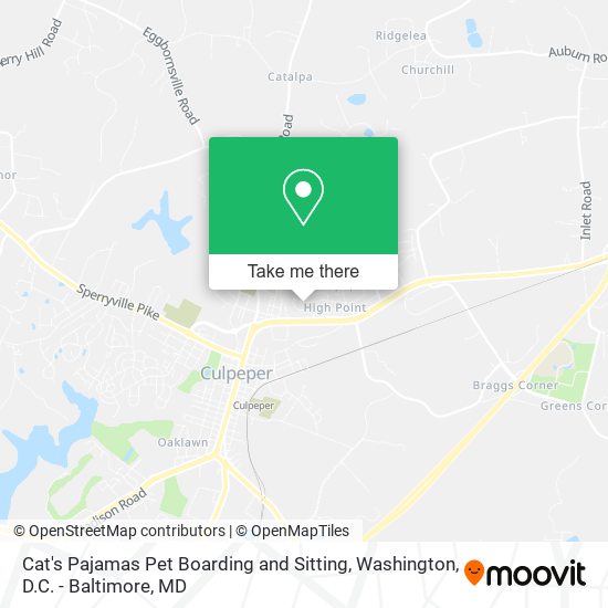 Mapa de Cat's Pajamas Pet Boarding and Sitting