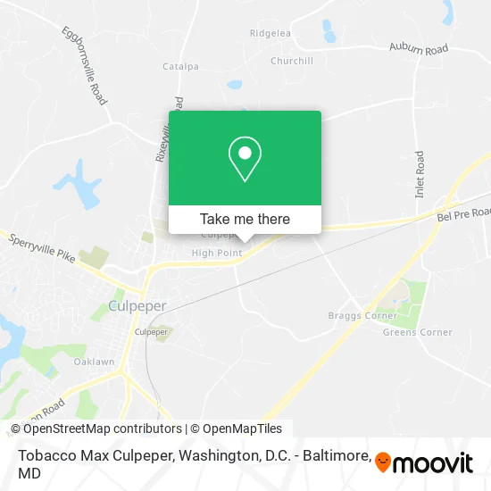 Tobacco Max Culpeper map
