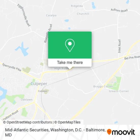 Mid-Atlantic Securities map
