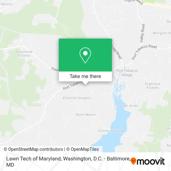 Lawn Tech of Maryland map