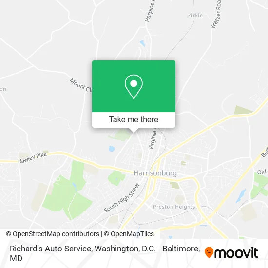 Richard's Auto Service map