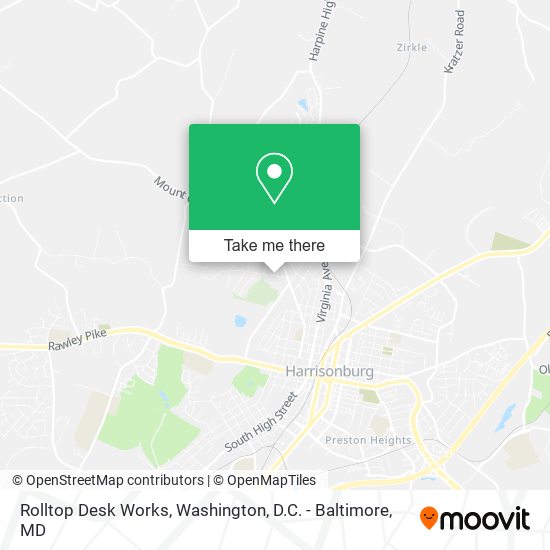 Rolltop Desk Works map