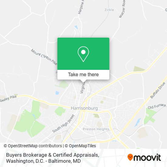 Buyers Brokerage & Certified Appraisals map