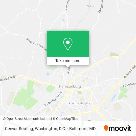 Mapa de Cenvar Roofing