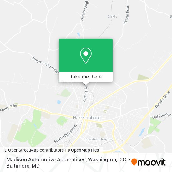 Mapa de Madison Automotive Apprentices