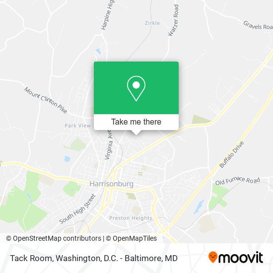 Mapa de Tack Room