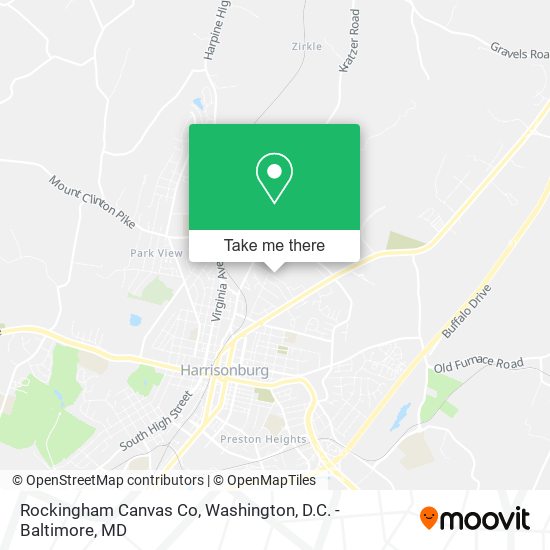Rockingham Canvas Co map