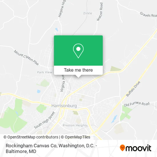 Rockingham Canvas Co map