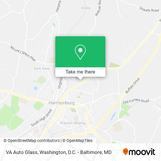 Mapa de VA Auto Glass