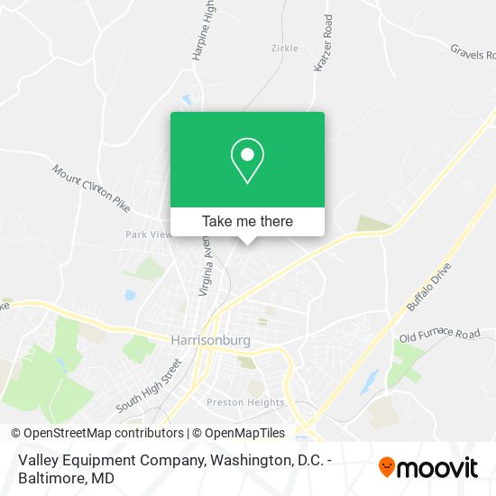 Valley Equipment Company map