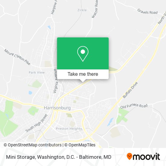 Mini Storage map