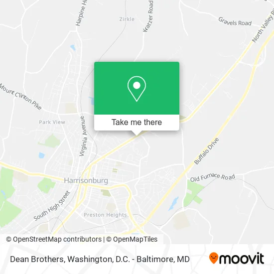 Dean Brothers map