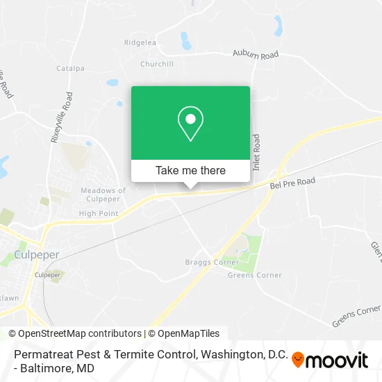 Permatreat Pest & Termite Control map