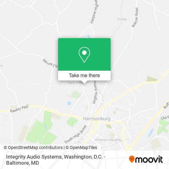 Integrity Audio Systems map