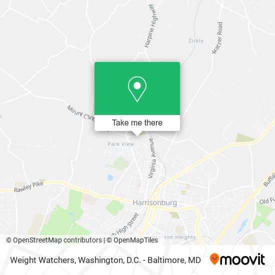 Mapa de Weight Watchers