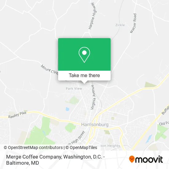 Merge Coffee Company map