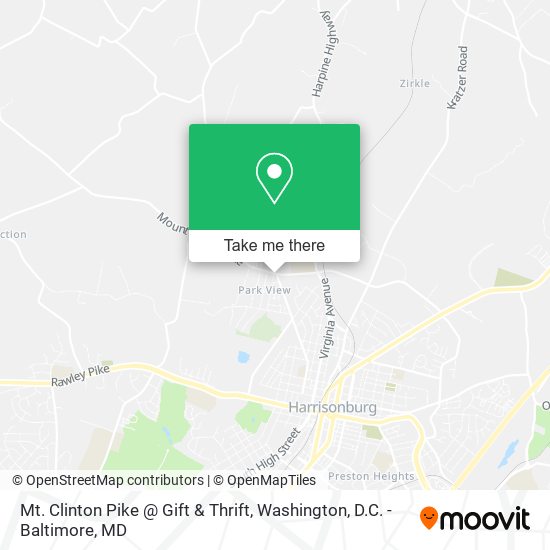Mapa de Mt. Clinton Pike @ Gift & Thrift