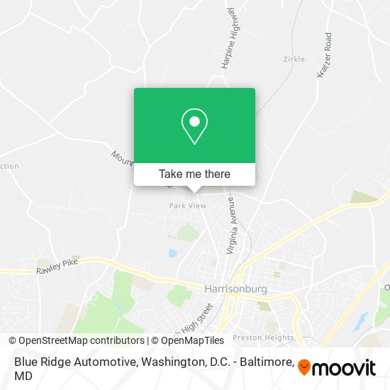 Blue Ridge Automotive map