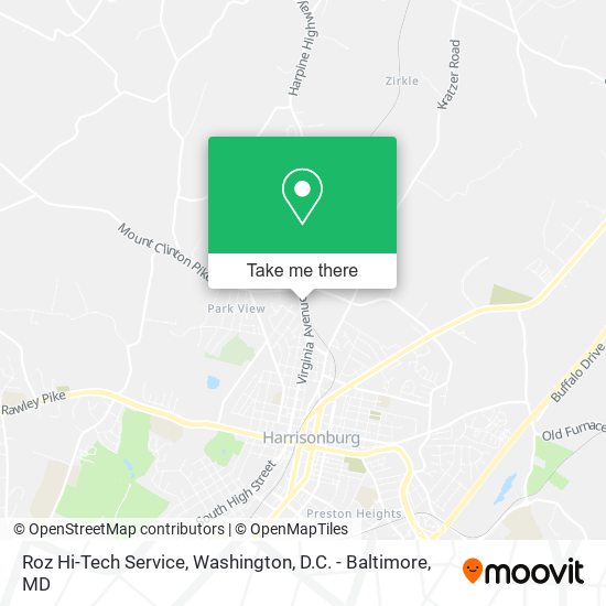 Roz Hi-Tech Service map