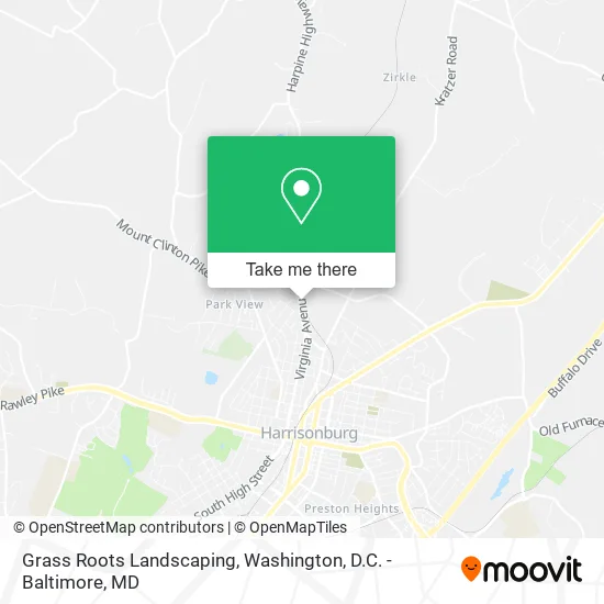 Grass Roots Landscaping map