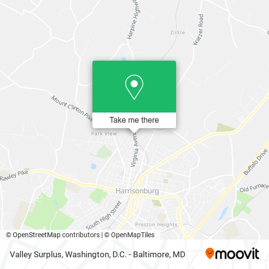 Valley Surplus map