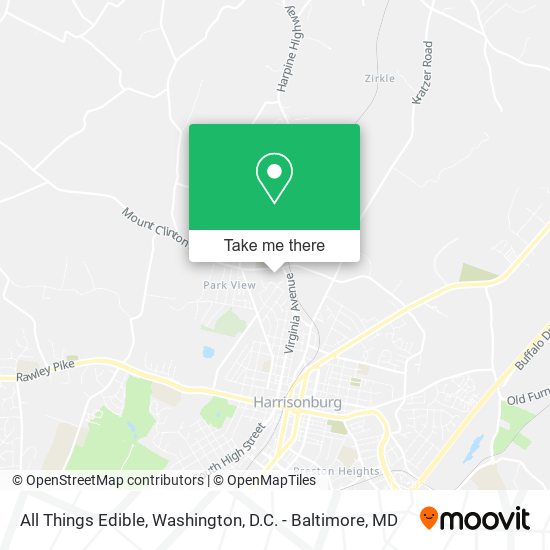 All Things Edible map