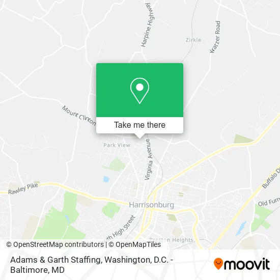 Adams & Garth Staffing map