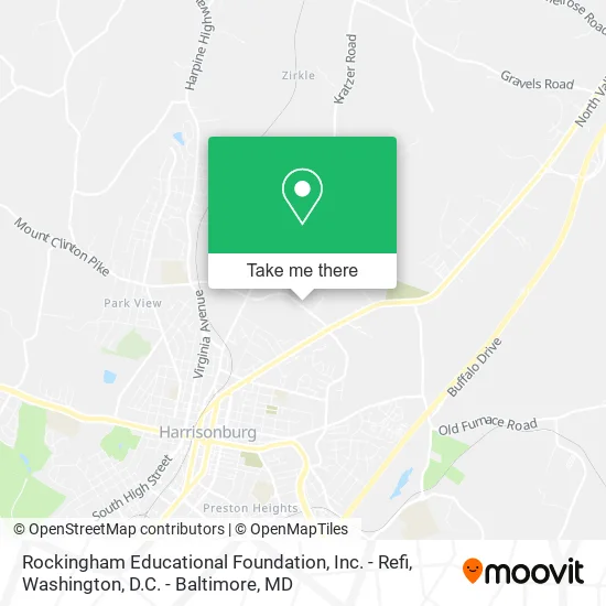 Rockingham Educational Foundation, Inc. - Refi map