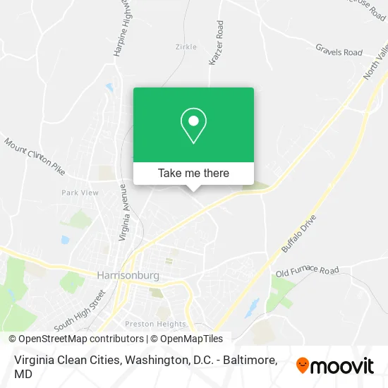 Virginia Clean Cities map