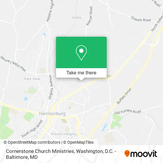 Cornerstone Church Ministries map