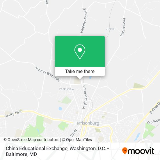 Mapa de China Educational Exchange