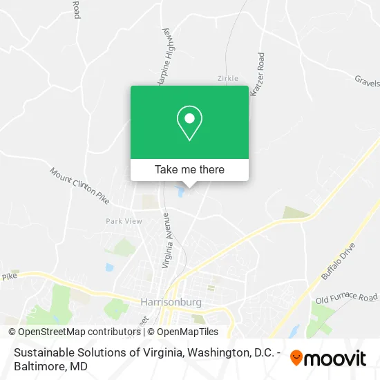 Sustainable Solutions of Virginia map