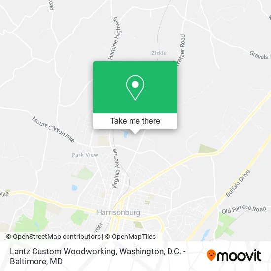 Lantz Custom Woodworking map