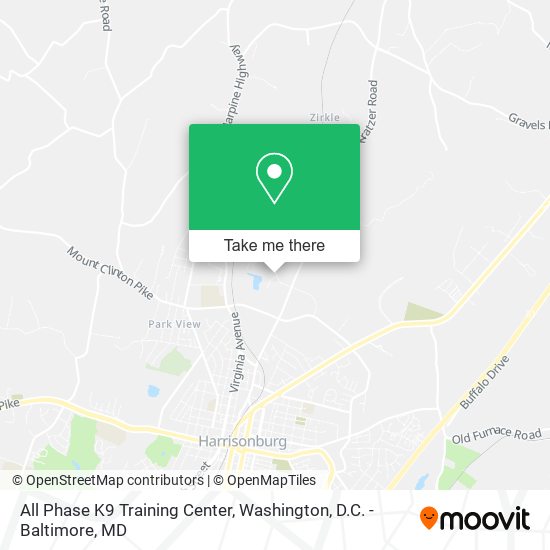All Phase K9 Training Center map