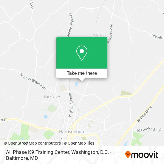 All Phase K9 Training Center map