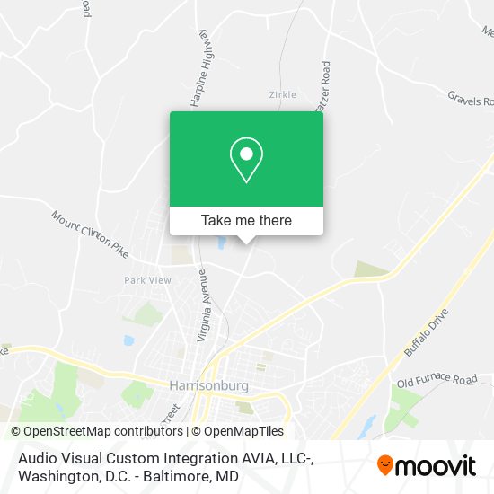 Mapa de Audio Visual Custom Integration AVIA, LLC-