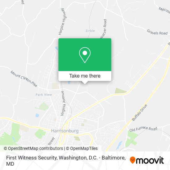 First Witness Security map