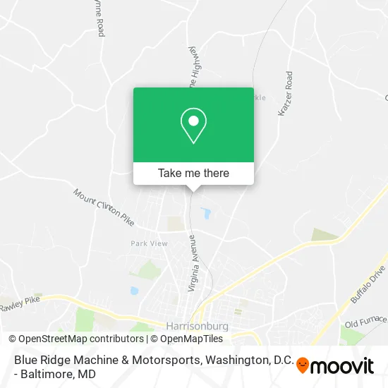 Blue Ridge Machine & Motorsports map