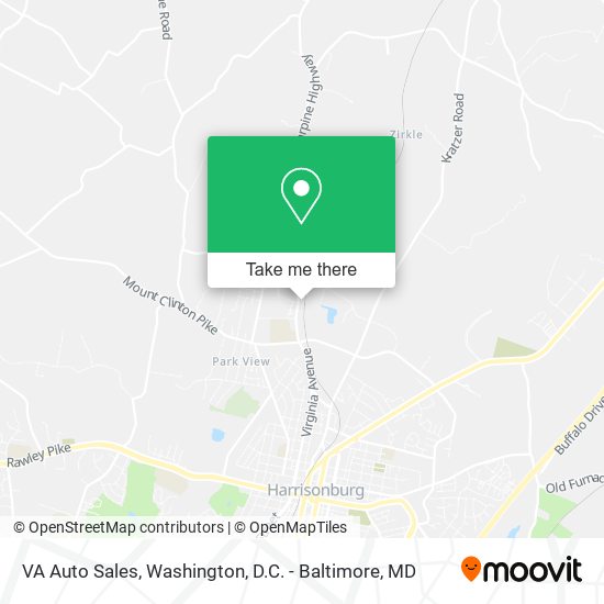 Mapa de VA Auto Sales