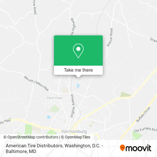 American Tire Distributors map