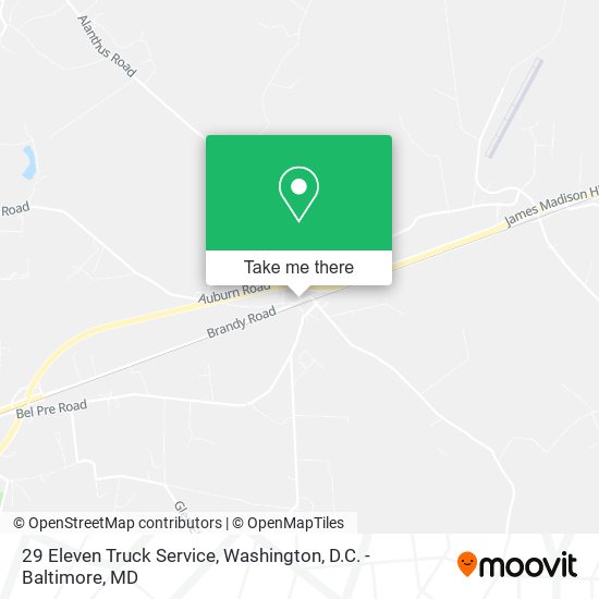29 Eleven Truck Service map