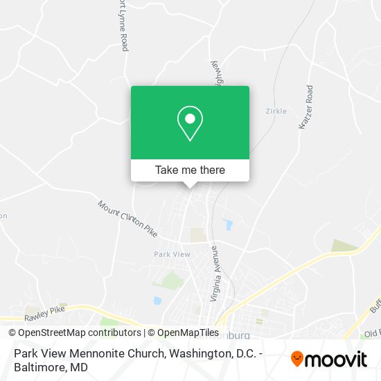 Park View Mennonite Church map