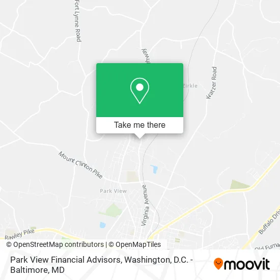 Mapa de Park View Financial Advisors