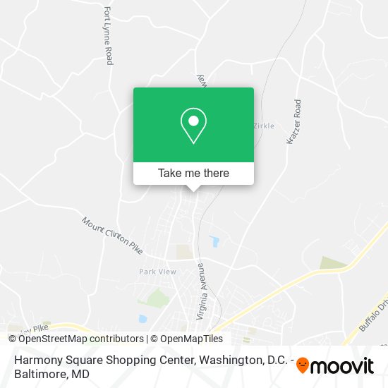 Harmony Square Shopping Center map