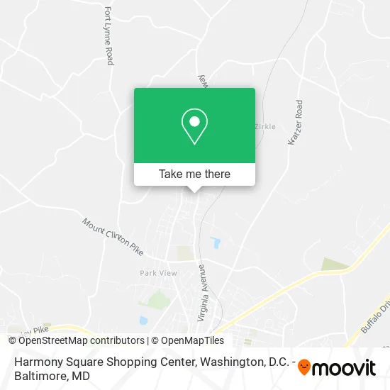 Harmony Square Shopping Center map